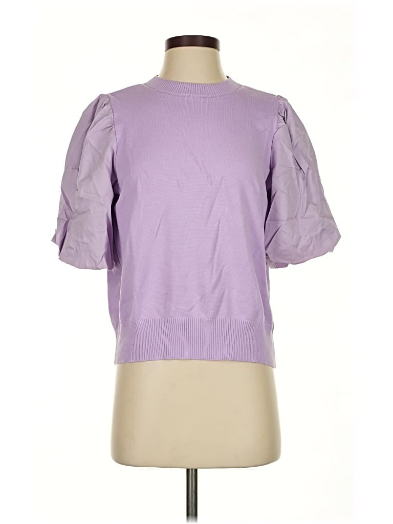 MISOOK Pre-owned Cardigan Sweater In Purple