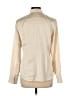 J.Crew 100% Polyester Metallic Ivory Long Sleeve Blouse Size 10 - photo 2
