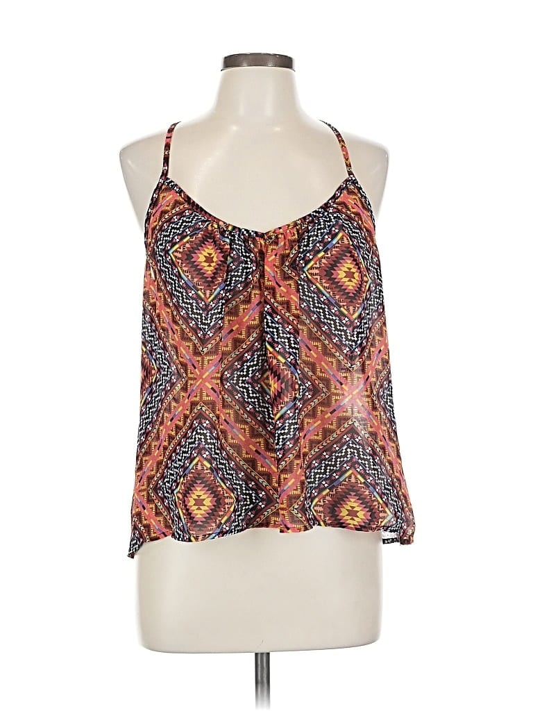 Pre-owned Arizona Jean Company Sleeveless Blouse In Orange