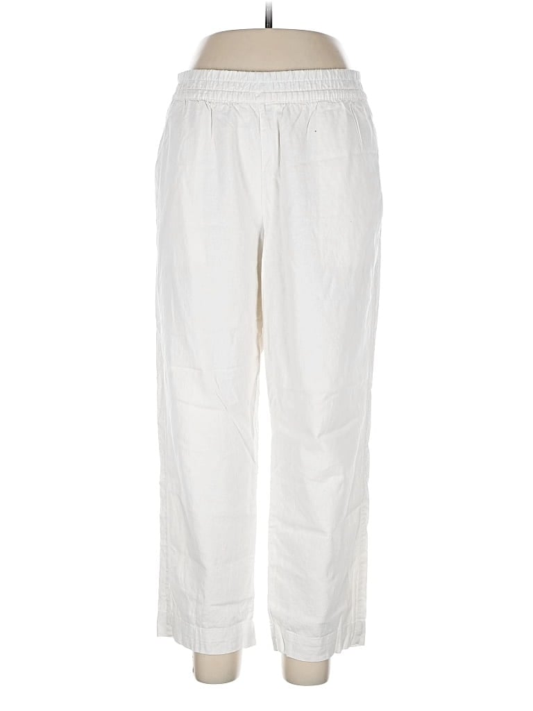 Pre-owned Old Navy Linen Pants In White