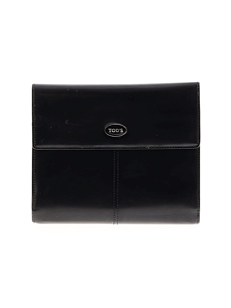 TOD'S Pre-owned Leather Clutch In Black