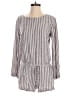 Cloth & Stone Stripes Gray Romper Size S - photo 1