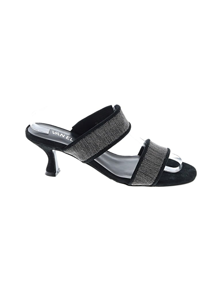 Pre-owned Vaneli Heels In Black