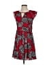 Express 100% Polyester Paisley Red Casual Dress Size 2 - photo 1