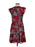 Express 100% Polyester Paisley Red Casual Dress Size 2 - photo 2
