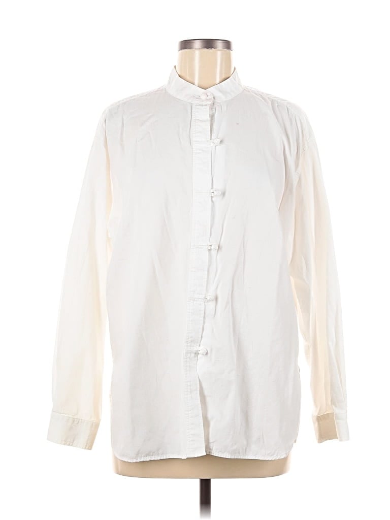 Click to view more detailed imagery on our partner's website Pre-owned Jjill Long Sleeve Blouse In White