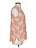 Violet & Claire 100% Polyester Orange Sleeveless Blouse Size S - photo 4