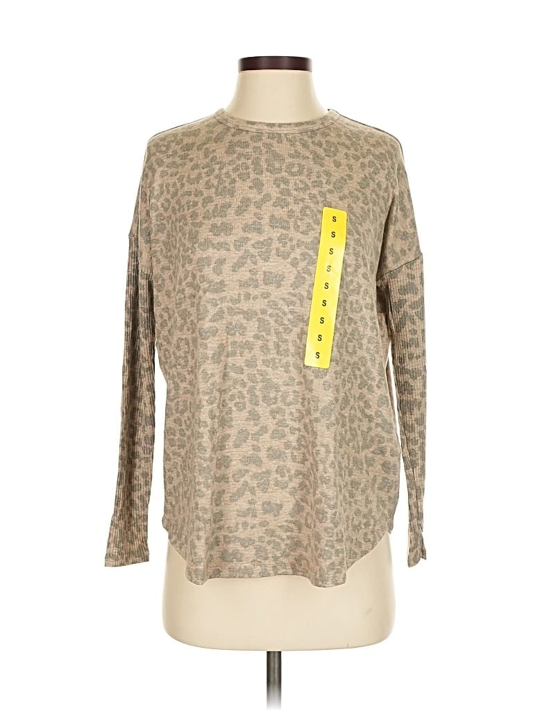 Buffalo By David Bitton Long Sleeve T-shirt In Brown