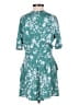 Greylin 100% Rayon Floral Teal Romper Size XS - photo 2