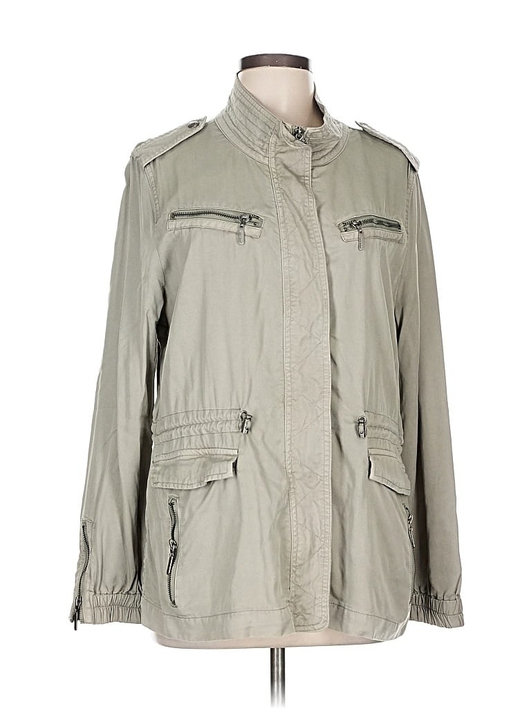 Pre-owned Max Jeans Jacket In Gray