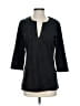 Gretchen Scott Designs Black 3/4 Sleeve Blouse Size XS - photo 1