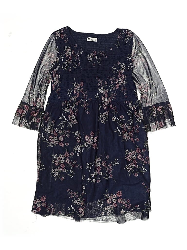 Pre-owned Epic Threads Kids' Dress In Blue