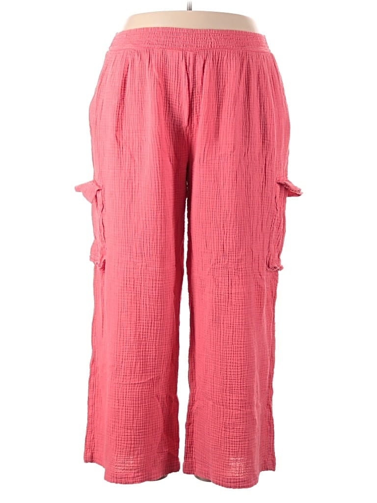 Pre-owned Aerie Casual Pants In Pink