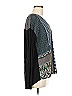 Hale Bob 100% Polyester Black Long Sleeve Blouse Size M - photo 4