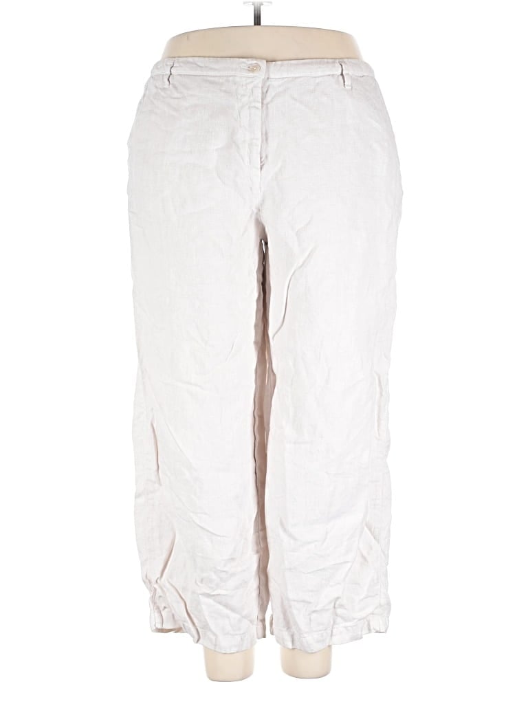 Pre-owned Poetry Linen Pants In White