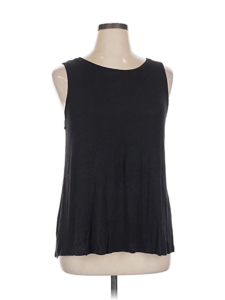 APT. 9 Pre-owned Sleeveless Top Black Boatneck Tops