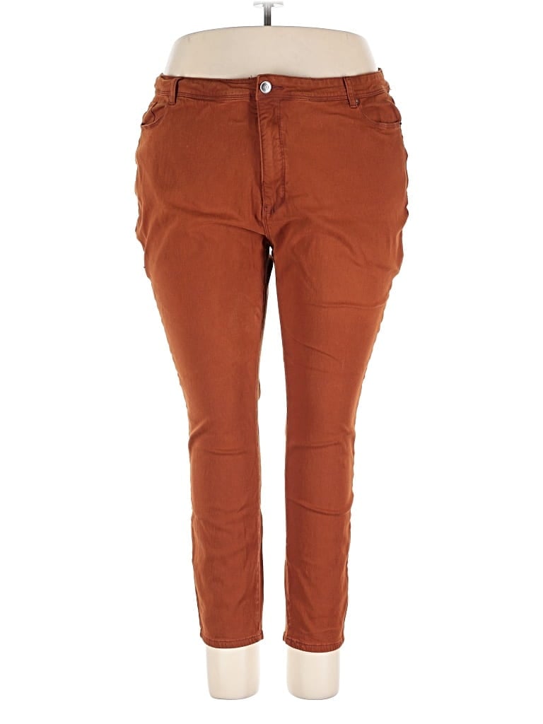 Pre-owned Modcloth Casual Pants In Brown