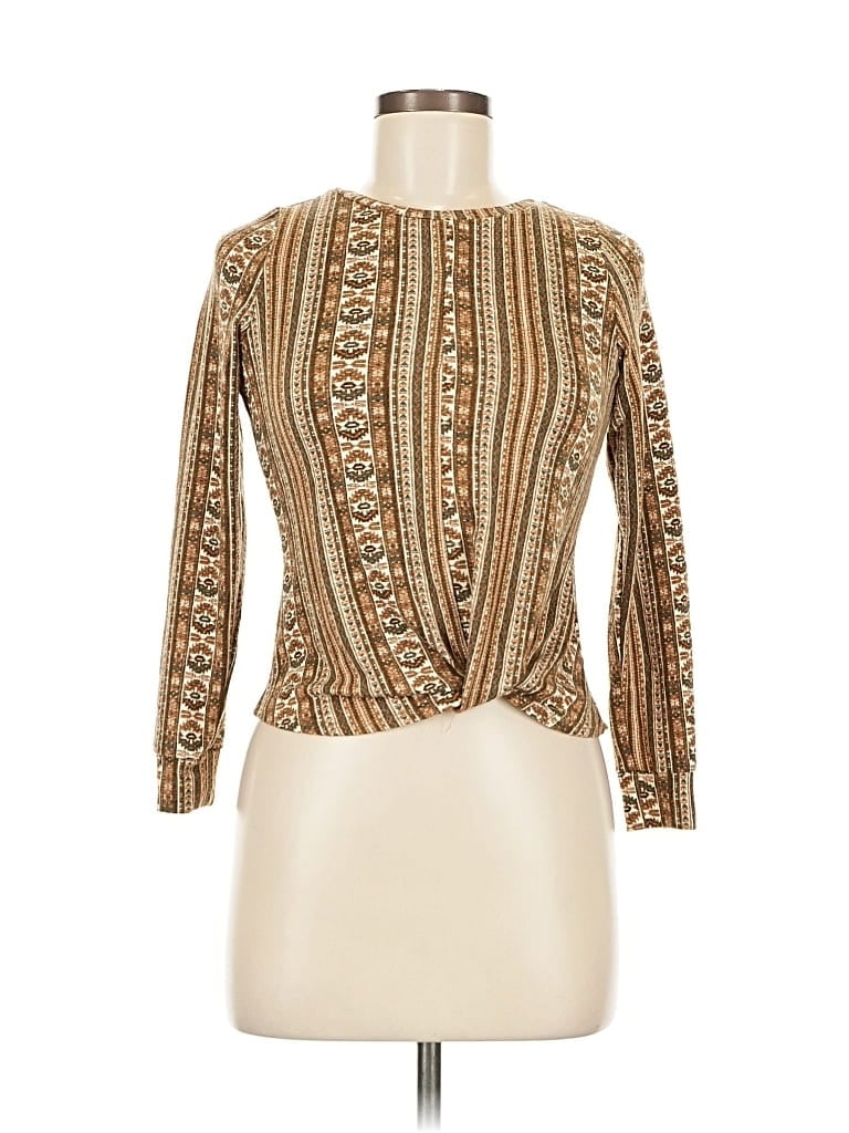 Pre-owned Daytrip Long Sleeve T-shirt In Brown