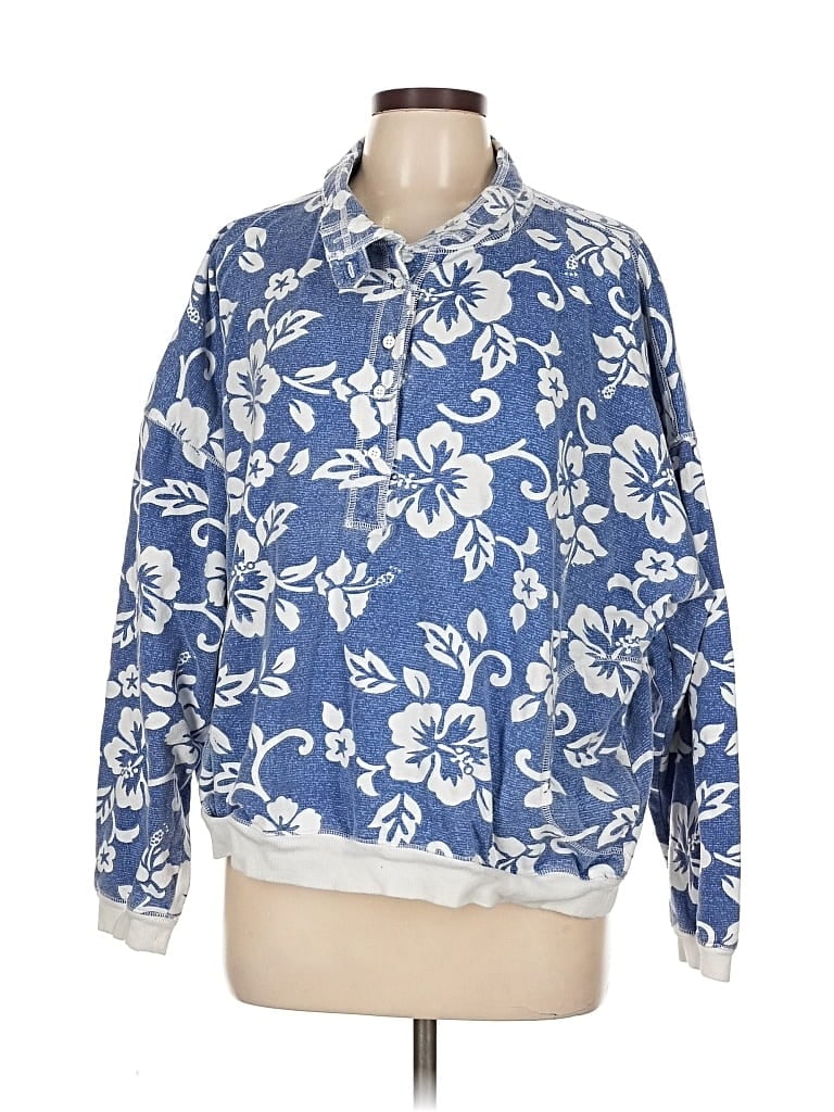 Pre-owned Out From Under Sweatshirt In Blue