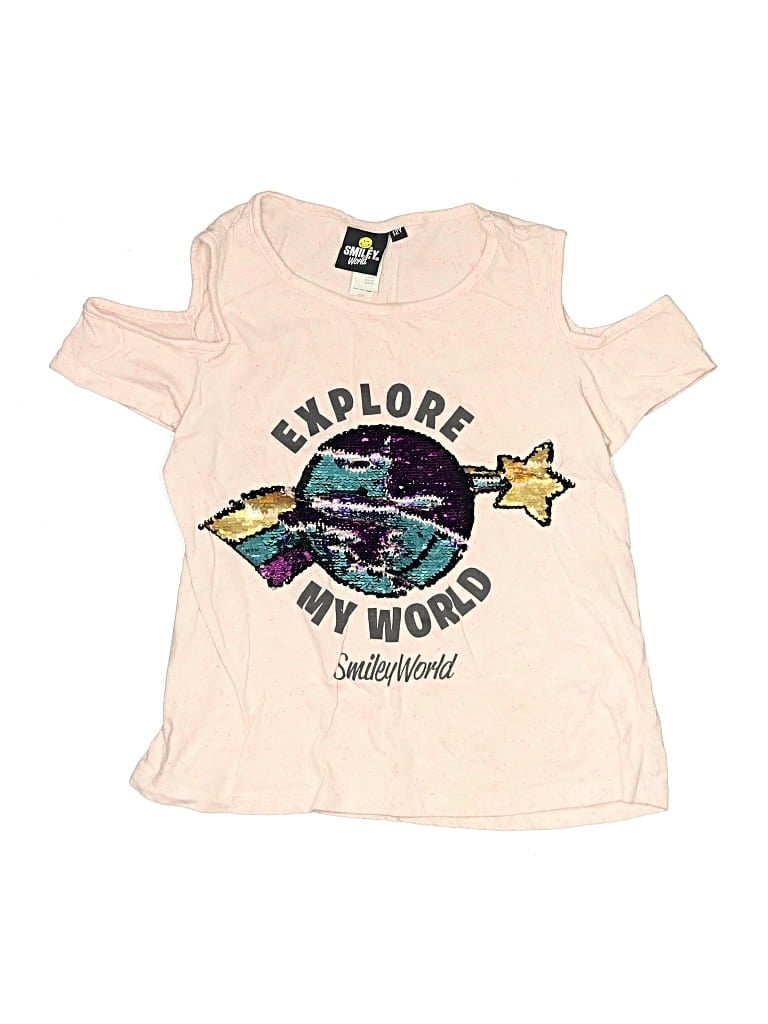 Pre-owned Assorted Brands Kids' Short Sleeve T-shirt In White