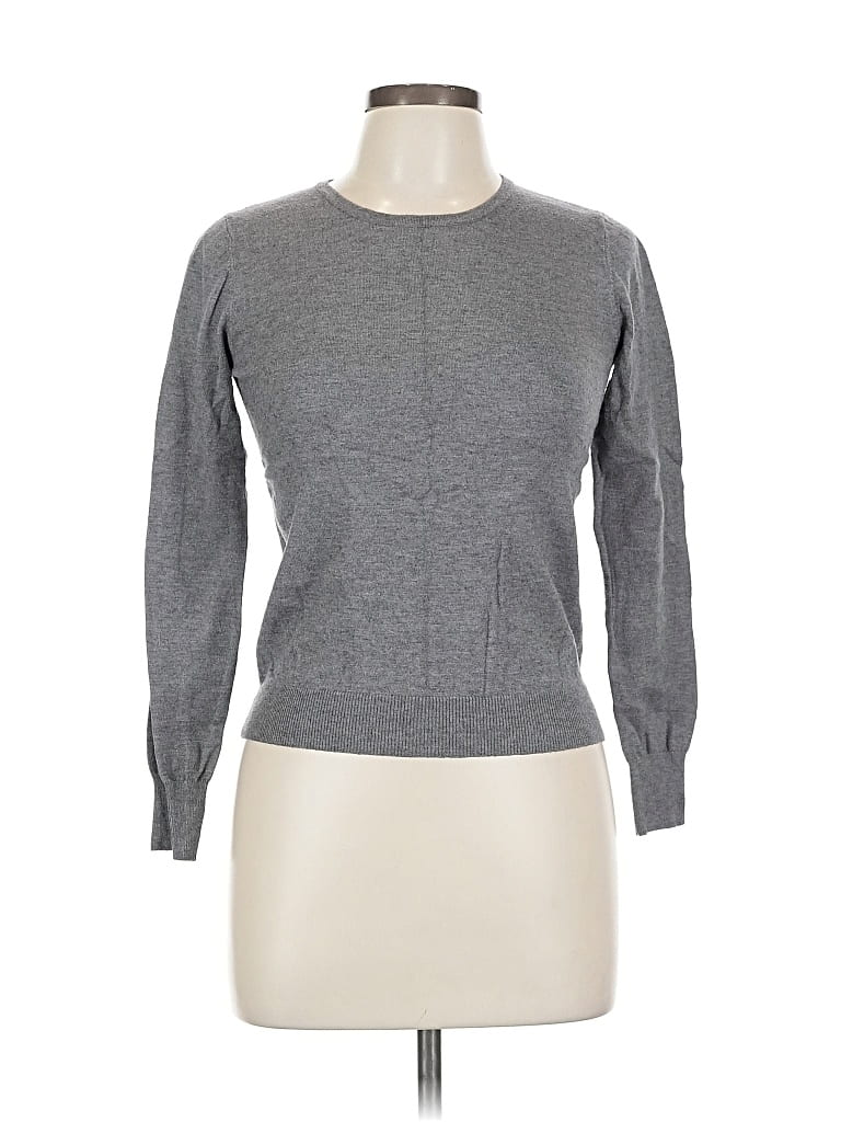 Pre-owned Active Usa Long Sleeve T-shirt In Gray