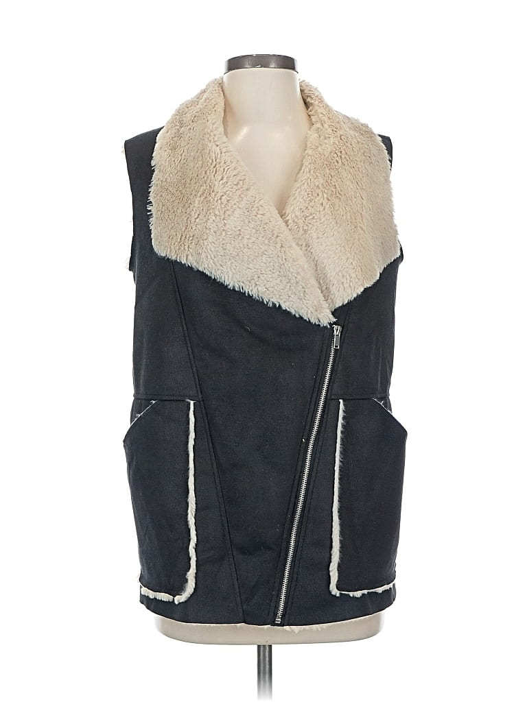 Pre-owned Trafaluc By Zara Vest In Blue