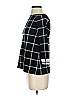 Tahari 100% Merino Wool Plaid Black Wool Pullover Sweater Size XS - photo 5