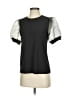 CeCe Black Short Sleeve Top Size S - photo 2