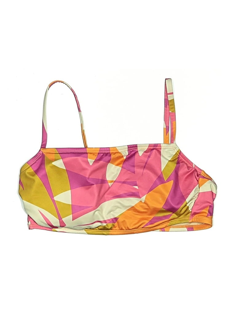 Pre-owned Kona Sol Swimsuit Top Pink Swimwear