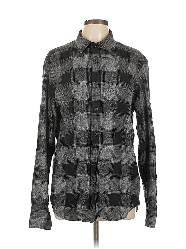 Click to view more detailed imagery on our partner's website Pre-owned Uniqlo Long Sleeve Button Down Shirt In Gray