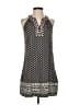 THML 100% Rayon Print Black Casual Dress Size S - photo 1
