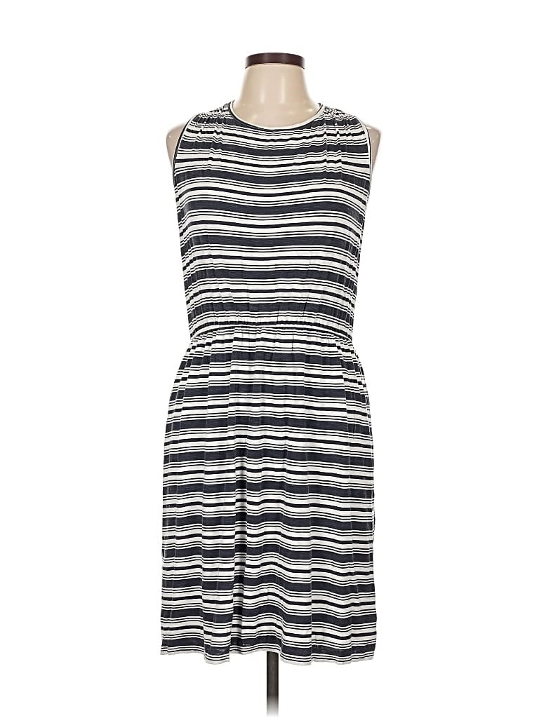 Pre-owned Ann Taylor Loft Casual Dress In Gray