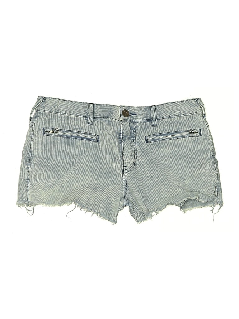 Pre-owned Free People Denim Shorts In Blue