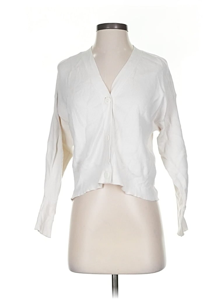 Click to view more detailed imagery on our partner's website Pre-owned Zara Cardigan Sweater In White