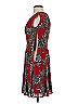 Express 100% Polyester Paisley Red Casual Dress Size 2 - photo 5