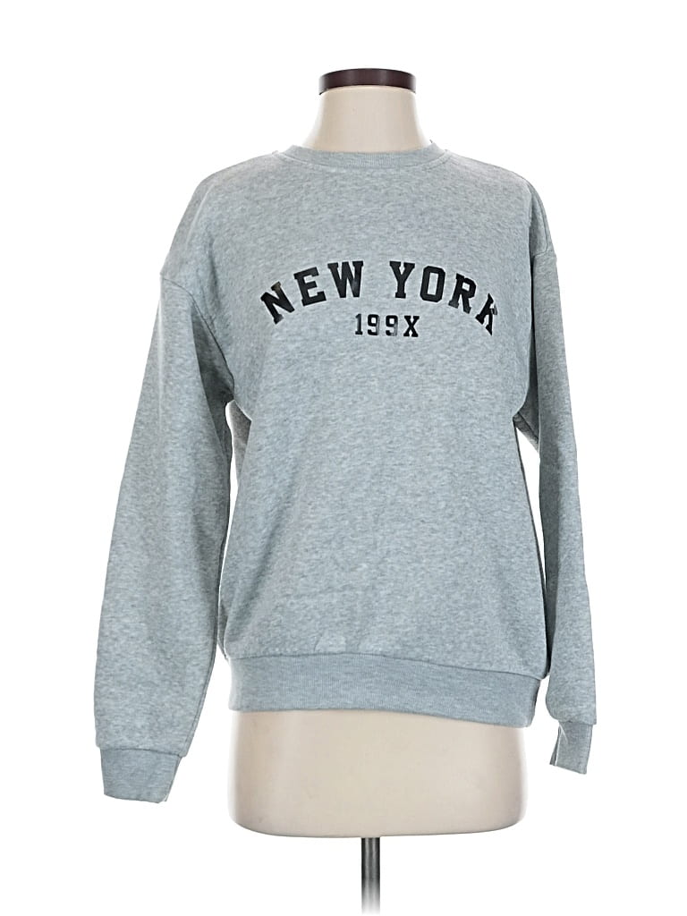 Pre-owned Unbranded Sweatshirt In Gray