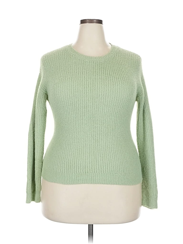 Pre-owned Xxi Pullover Sweater In Green