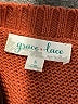 Grace & Lace Orange Pullover Sweater Size S - photo 7