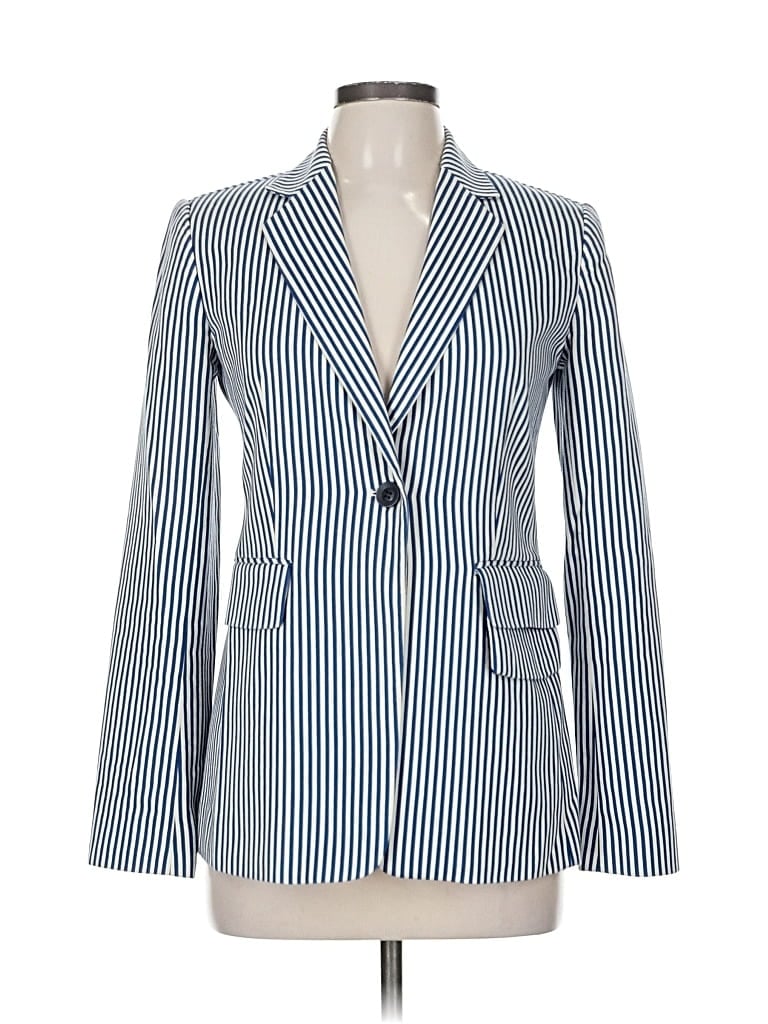Pre-owned Nordstrom Signature Blazer Jacket In Blue