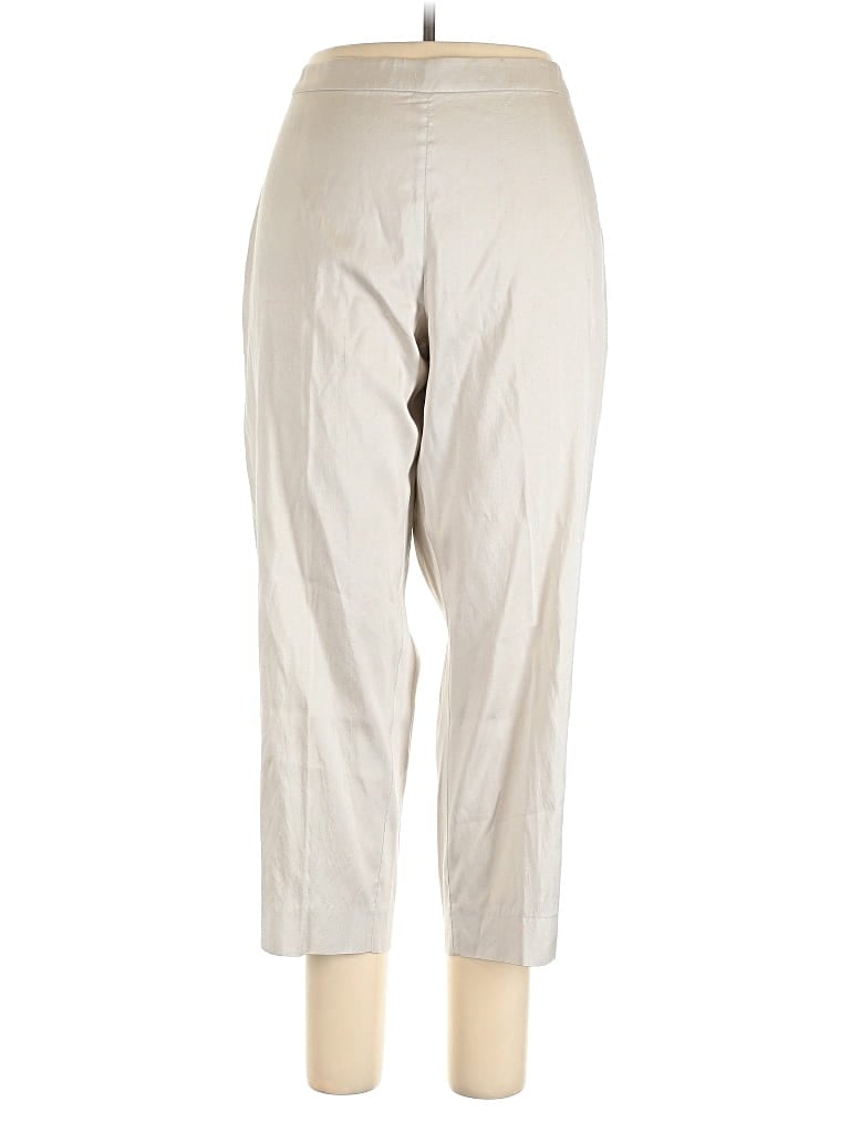 Pre-owned Eileen Fisher Casual Pants In White