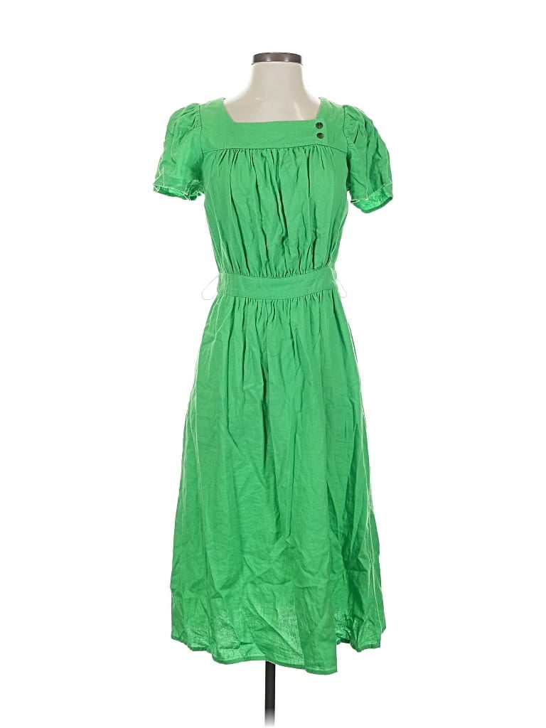 Pre-owned Who What Wear Casual Dress In Green