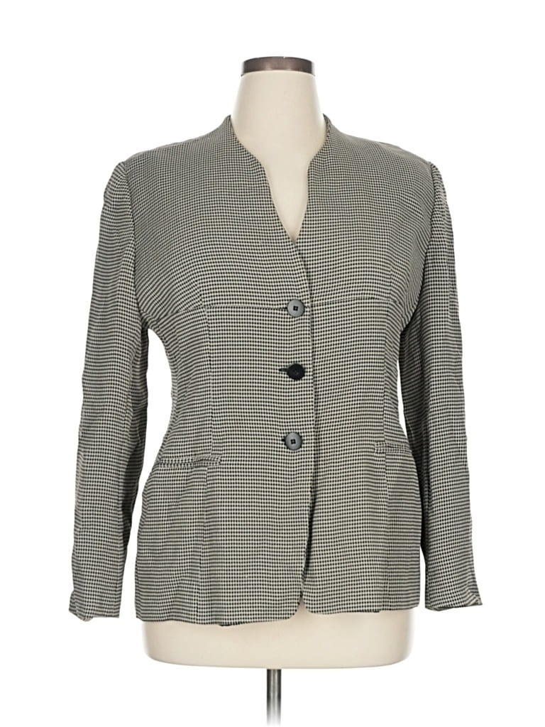 Pre-owned Giorgio Armani Wool Blazer Jacket In Gray