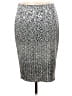 Amy Matto Animal Print Silver Casual Skirt Size L - photo 2