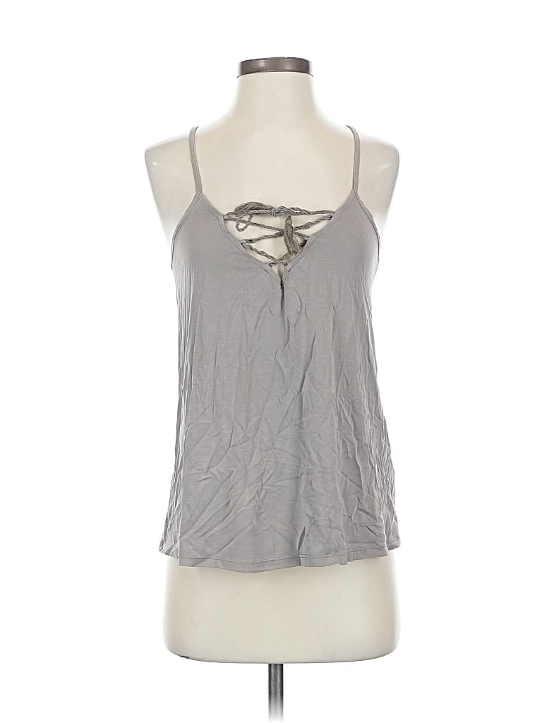 Pre-owned Abercrombie & Fitch Sleeveless Blouse In Gray
