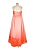 David's Bridal 100% Polyester Orange Cocktail Dress Size 22 - photo 2