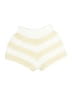 Sincerely Jules 100% Cotton Stripes Ivory Shorts Size XS - photo 2