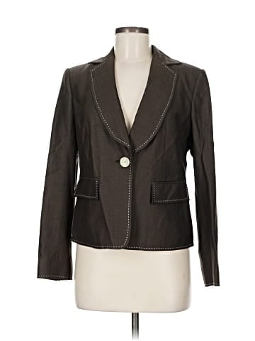 Linda Allard Ellen Tracy Wool Blazer (view 1)