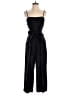 J.Crew 100% Linen Solid Black Jumpsuit Size 2 - photo 1