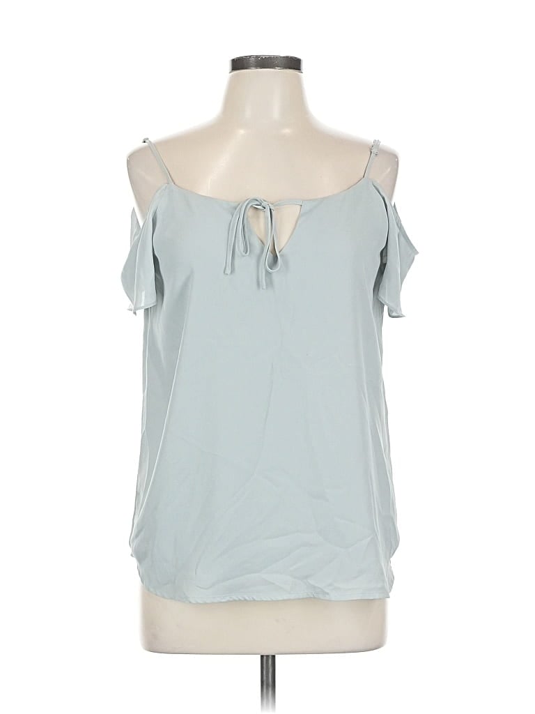 Click to view more detailed imagery on our partner's website Pre-owned Shinestar Sleeveless Blouse In Blue