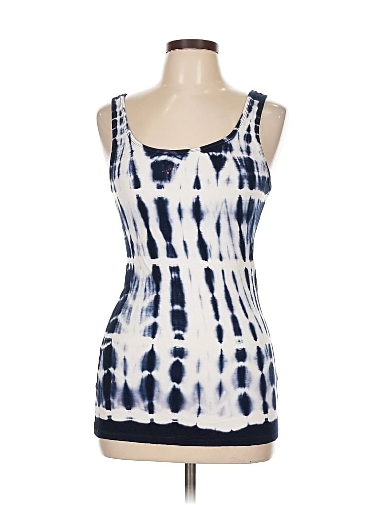 Pre-owned Merona Tank Top Blue Strapless Neckline Tops